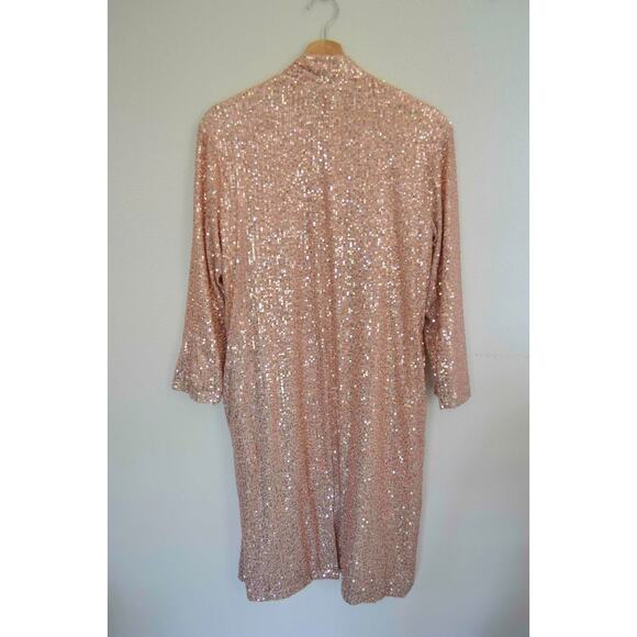 Mare Mare x Anthropologie Sequin Duster Cardigan Size Medium P - Picture 7 of 8